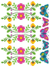 Load image into Gallery viewer, IOD Paint Inlay Vida Flora Designed by Debi Beard from Debi's DIY Paint 16" x 12" Pad 8 Sheets Decorative Furniture Inlay Limited Quanities