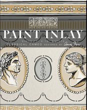 Load image into Gallery viewer, IOD Paint Inlay Classical Cameo Designed by Annie Sloan 16" x 12" Pad 8 Sheets Decorative Furniture Inlay Limited Quanities