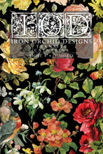 Load image into Gallery viewer, IOD Transfer Catharina Transfer  8" x 12" Pad 8 Sheets Roses Birds Florals