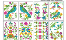 Load image into Gallery viewer, IOD Paint Inlay Vida Flora Designed by Debi Beard from Debi's DIY Paint 16" x 12" Pad 8 Sheets Decorative Furniture Inlay Limited Quanities
