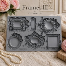 Load image into Gallery viewer, Frames 3 6X10 IOD Mould Clay & Resin Furniture Embellishments Frames III Mini Frames