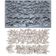 Load image into Gallery viewer, IOD Hazel & Bay Mould Iron Orchid Designs Silicone Mould Botanical Leaves Berries Furniture Appliqué Resin Clay Mold DIY Decor