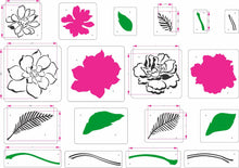 Load image into Gallery viewer, Hopeful Petals | JRV Stencil Designed by Debi from Debi's Design Diary  Floral Stencil Flowers