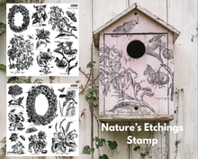 Load image into Gallery viewer, Orléans IOD Stamp 12x12 Vintage Map Texture Stamp Furniture Background Stamp Mixed Media & Junk Journal Stamp Orleans