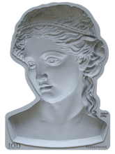 Load image into Gallery viewer, Persephone IOD Decor Furniture Mould 5 x 7  Iron Orchid Designs Use Clay/Resin for Furniture Jewelry Making Sugar Arts Head Face