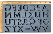 Load image into Gallery viewer, IOD Victoria Mould 6x10 Decor Mould - Letter Mould
