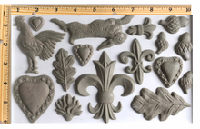 Load image into Gallery viewer, IOD Fleur De Lis 6x10 Decor Mould