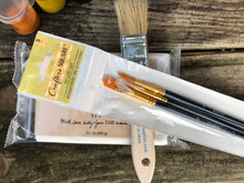 Load image into Gallery viewer, Sunflowers Clay Pot IOD Craft Kit Sunflower Mould, Air Dry Clay, and with 2 Clay Pots, Paints, Sealer, Brushes and Online Instruction Included