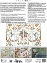 Load image into Gallery viewer, IOD Paint Inlay Chateau 16" x 12" Pad 8 Sheets Decorative Furniture Inlay