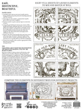 Load image into Gallery viewer, IOD Decorative Furniture Transfer Cotswolds 16" x 12" Pad 8 Sheets