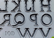 Load image into Gallery viewer, IOD Victoria Mould 6x10 Decor Mould - Letter Mould