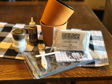 Load image into Gallery viewer, Clay Pot IOD Craft Kit Fleur de Lis Mould, Air Dry Clay, and a Crockery Transfer with  2 Pots, Paints, Sealer, Brush Online Instruction Included