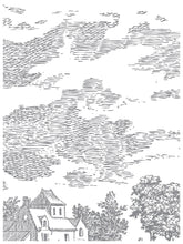 Load image into Gallery viewer, Paint Inlay Summer Villa 16" x 12" Pad 8 Sheets Decorative Furniture Inlay