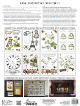 Load image into Gallery viewer, IOD Decorative Furniture Transfer Brocante 16" x 12" Pad 8 Sheets More Also for Craft Projects