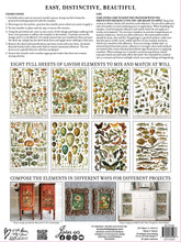 Load image into Gallery viewer, IOD Decorative Furniture Transfer Millot's Pages 16" x 12" Pad 8 Sheets More Also for Craft Projects