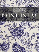 Load image into Gallery viewer, IOD Paint Inlay Indigo Floral 12 x 16 - Brand New Product