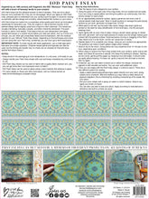 Load image into Gallery viewer, IOD Morocco IOD Paint Inlay 16" x 12" Pad 8 Sheets Furniture and Craft Inlay