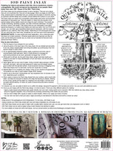 Load image into Gallery viewer, IOD Paint Inlay Queen of the Nile 16" x 12" Pad 8 Sheets Furniture and Craft Inlay