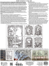 Load image into Gallery viewer, IOD Paint Inlay LA CHASSE 16" x 12" Pad 8 Sheets Decorative Furniture Inlay