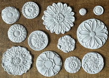 Load image into Gallery viewer, IOD Rosettes 6x10 Decor Moulds - Perfect for Clay or Resin