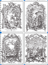 Load image into Gallery viewer, IOD Paint Inlay LA CHASSE 16" x 12" Pad 8 Sheets Decorative Furniture Inlay
