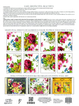 Load image into Gallery viewer, IOD Wall Flower Furniture Decor Transfer -Great for all Crafting Projects