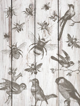 Load image into Gallery viewer, Birds & Bees 12"x12"  Decor Stamp - Great for Furniture, Crafts and Home Decor