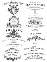 Load image into Gallery viewer, IOD Decorative Furniture Transfer Traditional Pots 12 x 16 pad 4 sheets- Perfect Vintage Label for Your Projects