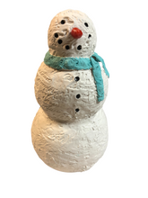 Load image into Gallery viewer, Styrofoam Snowman 10 Inches Tall - Perfect for IOD Moulds. Stamps, and Clay