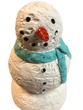 Load image into Gallery viewer, Styrofoam Snowman 10 Inches Tall - Perfect for IOD Moulds. Stamps, and Clay