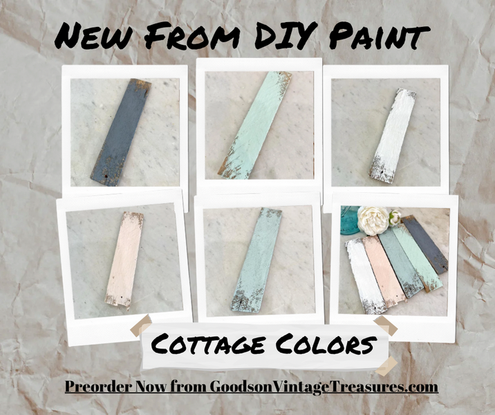 More New Products for Spring....DIY Paint Introduces an All in One Paint Called Cottage Colors
