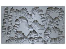 Load image into Gallery viewer, Bows IOD Decor Furniture Mould 6x10 Iron Orchid Designs Use Clay/Resin for Furniture Jewelry Making Sugar Arts
