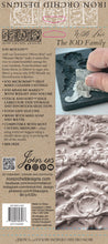 Load image into Gallery viewer, Cadré 6x10 IOD Mould Iron Orchid Designs  Clay or Resin for Furniture or Crafts Ornate Baroque  Mould |Cherub Furniture Appliqué Cadre
