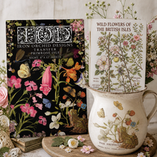 Load image into Gallery viewer, Primrose Isle IOD Transfer Vintage Botanical Floral Transfer Wildflower Furniture Decor Cottage core DIY Rub On Transfer 8x12
