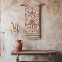 Load image into Gallery viewer, Mercy House Chitenge IOD 12&quot;x12&quot;  Decor Stamp - Great for Furniture, Crafts and Home Decor Florals Sparrows Blooms End-to-End borders for Matching
