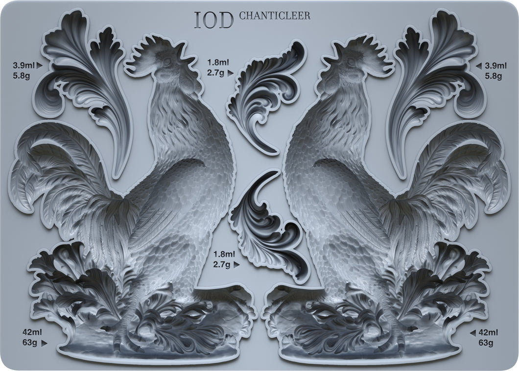 IOD Decor Mould Chanticleer 5