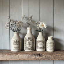 Load image into Gallery viewer, IOD Floriography Decorative Furniture  Iron Orchid Designs IOD Paint Inlay 16&quot; x 12&quot; PAD™  Greytone Floral Vintage Labels Old Time Graphics

