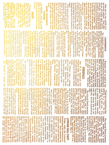 IOD Emporium Decor Foil Transfer New Type of Transfer 12" x 16"  Rub On Furniture and Crafts Gold Foil 8 Pages  Iron Orchid Designs