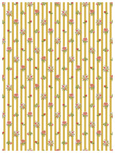 Load image into Gallery viewer, IOD Ditsy Blooms Decorative Furniture &nbsp;Iron Orchid Designs IOD Paint Inlay 16&quot; x 12&quot; PAD™ &nbsp;Roses Bluebells and Ribbons Pink Rose Florals
