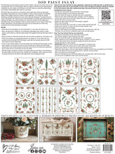 Load image into Gallery viewer, La Folie- IOD  Paint Inlay 12 x 16&quot; 8 Sheets Furniture and Craft Inlay Christmas Designs
