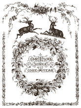 Load image into Gallery viewer, Twelfth Night - IOD  Paint Inlay 12 x 16&quot; 8 Sheets Furniture and Craft Inlay Christmas Designs
