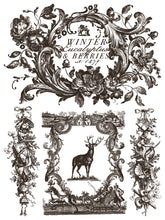 Load image into Gallery viewer, Twelfth Night - IOD  Paint Inlay 12 x 16&quot; 8 Sheets Furniture and Craft Inlay Christmas Designs
