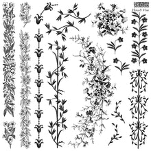 Load image into Gallery viewer, FLORAL &amp; VINE IOD 12&quot;x12&quot;  Decor Stamp - Great for Furniture, Crafts and Home Decor Based on African Designs (Copy)
