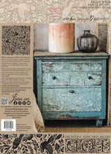 Load image into Gallery viewer, Folk Story IOD 12&quot;x12&quot;  Decor Stamp - Great for Furniture, Crafts and Home Decor Traditional Folk Design Birds Foliage Blossoms
