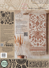 Load image into Gallery viewer, Mercy House Chitenge IOD 12&quot;x12&quot;  Decor Stamp - Great for Furniture, Crafts and Home Decor Florals Sparrows Blooms End-to-End borders for Matching
