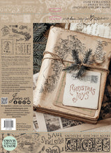 Load image into Gallery viewer, Christmas Post 12&quot;x12&quot;  Decor Stamp - Great for Furniture, Crafts and Home Decor Santa and Deer Post Cards
