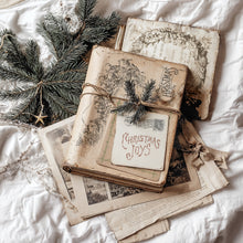 Load image into Gallery viewer, Christmas Post 12&quot;x12&quot;  Decor Stamp - Great for Furniture, Crafts and Home Decor Santa and Deer Post Cards
