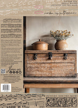 Load image into Gallery viewer, The Waltz IOD 12&quot;x12&quot;  Decor Stamp - Great for Furniture, Crafts and Home Decor Music Sheet Perfect for Backgrounds on All Your Projects
