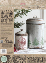 Load image into Gallery viewer, Christmas Wishes 12&quot;x12&quot;  Decor Stamp - Great for Furniture, Crafts and Home Decor Santa Deer Angel Snowman and More
