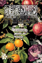 Load image into Gallery viewer, Clementine IOD Transfer 8x12 Pad Rub On Furniture Crafts Iron Orchid Designs Floral Designs Wildflowers like Daisies
